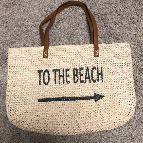 straw studios beach bags